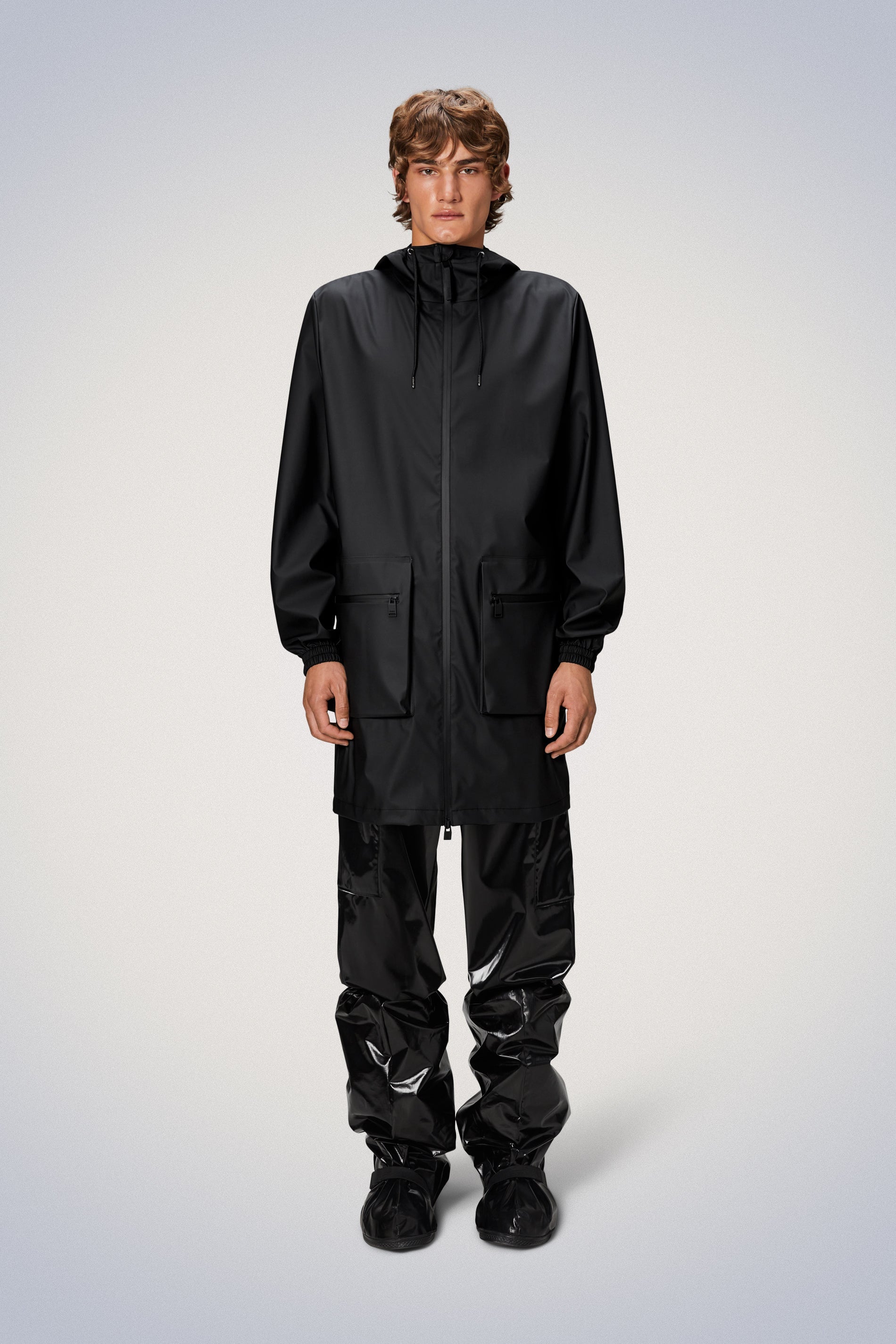 Rains® (レインズ) Blackの Cargo Long Jacket - Blackをショッピング|税込11,000円以上のご購入で送料無料 Rains® (レインズ) Blackの Cargo Long Jacket - Blackをショッピング|税込11,000円以上のご購入で送料無料